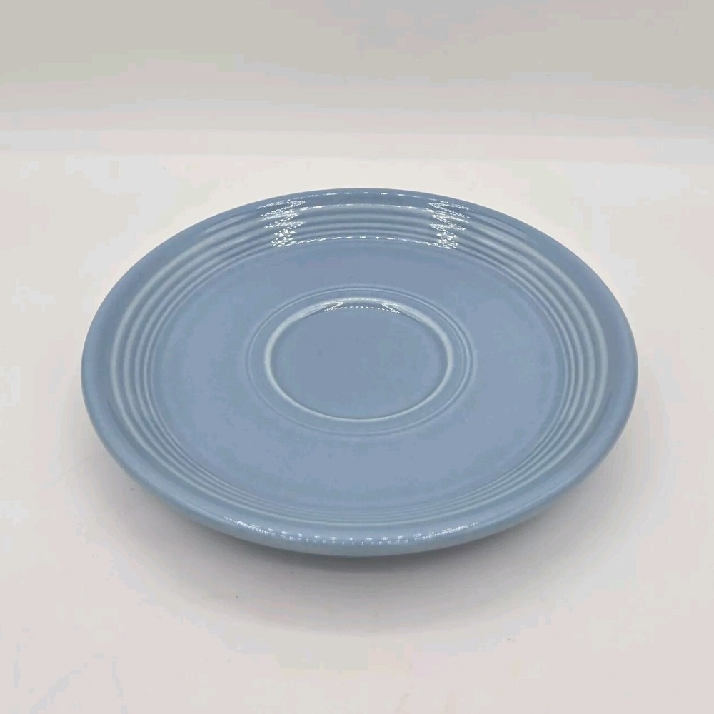 Fiesta Ware 5 1/2" Saucer Plate Light Blue‎ Homer Laughlin Fiestaware Vintage